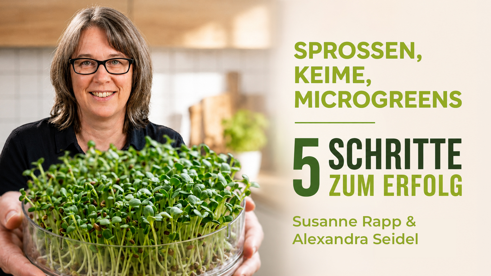 Sprossen, Keime, Microgreens - 5 Schritte zum Erfolg
